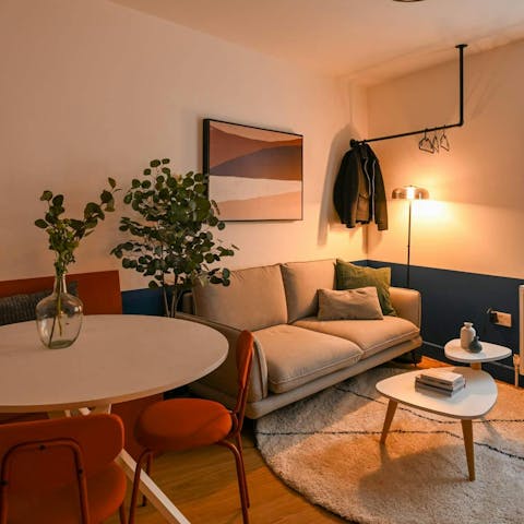 Find the perfect spot to relax in the living room