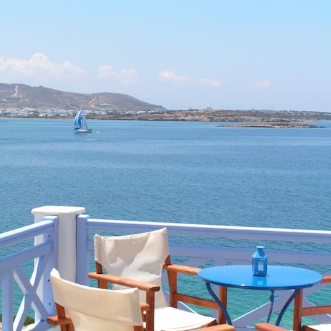 Sip your morning coffee on the balcony as you admire the sea views