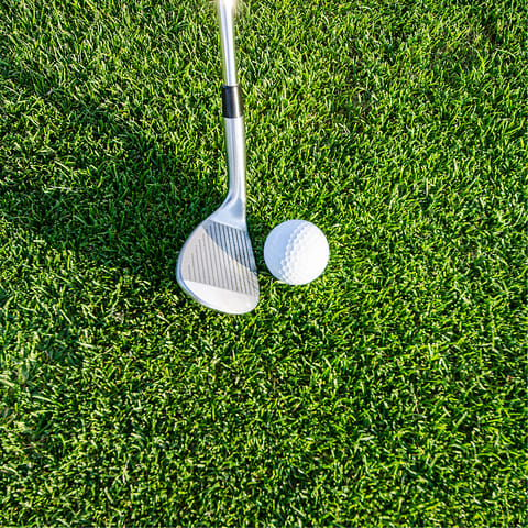 Step out the front door and head straight for the fairway