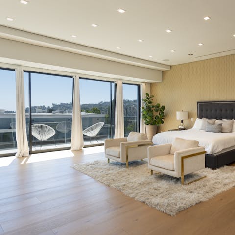 Step out onto your balcony with your cup of coffee each morning