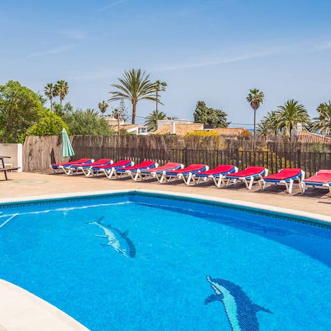 Listen to a podcast and drift off out in the sun