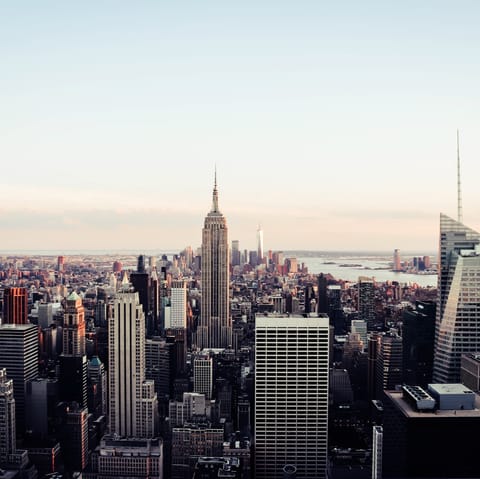 Stay within easy walking distance of Manhattan's most famous landmarks