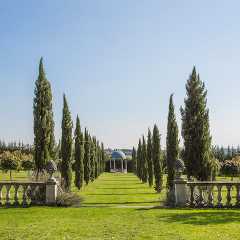 Find a tucked away spot in a garden to delve back into your page-turner