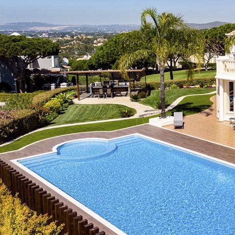 Get your morning lengths in, courtesy of the well-proportioned pool