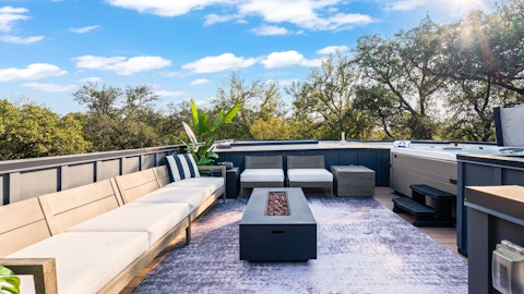 Unwind around the fire pit under an open sky