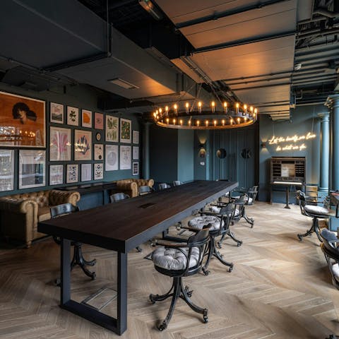 Be inspired and get creative in the communal work space