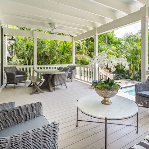 Get your grill on by the poolside barbecue