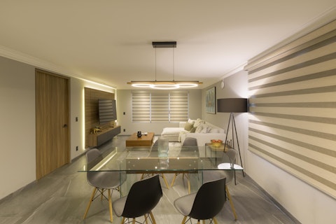 Dine and unwind in one well-designed contemporary space