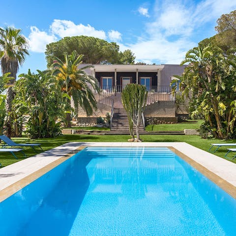 Stroll to the beach or spend leisurely days by the private pool