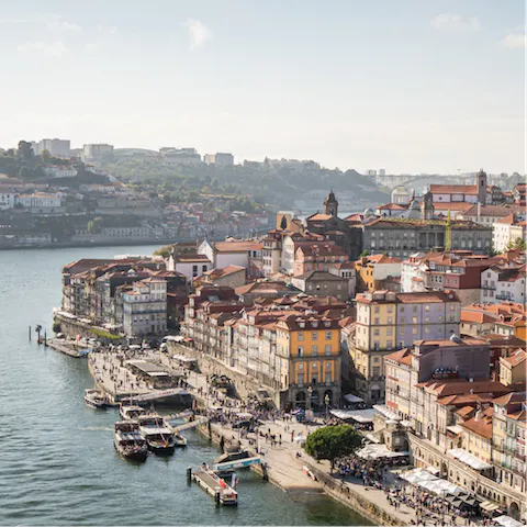 Spend the day exploring Porto – just over an hour's drive away