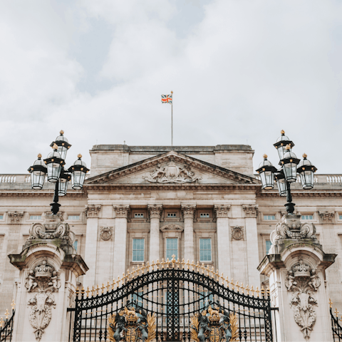 Stay just around the corner from Buckingham Palace