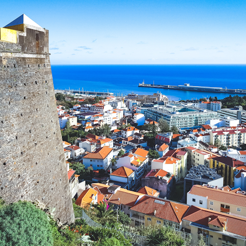 Explore Funchal, a forty-minute drive from this home