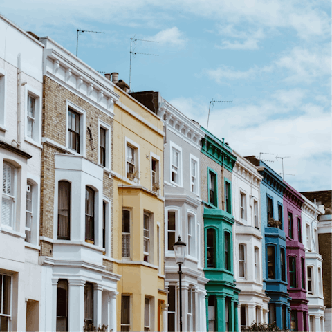 Step out the door and explore the stylish Notting Hill