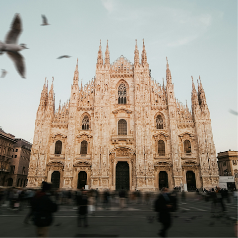 Ride the metro to the Duomo, ten minutes away