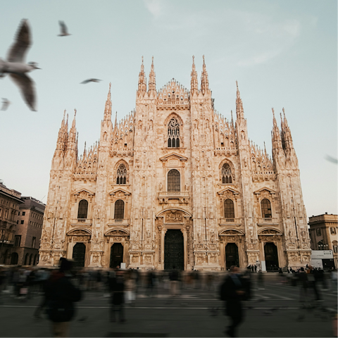 Ride the metro to the Duomo, ten minutes away