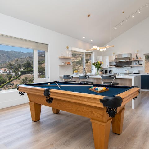 Grab an ice-cold beer and put a friendly wager on a game of pool