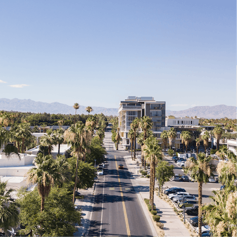 Drive half an hour to explore Palm Springs