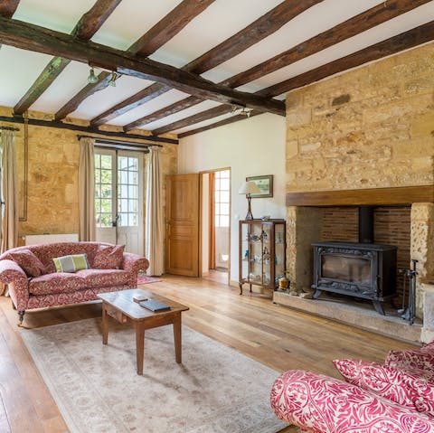 Cosy up around the fire