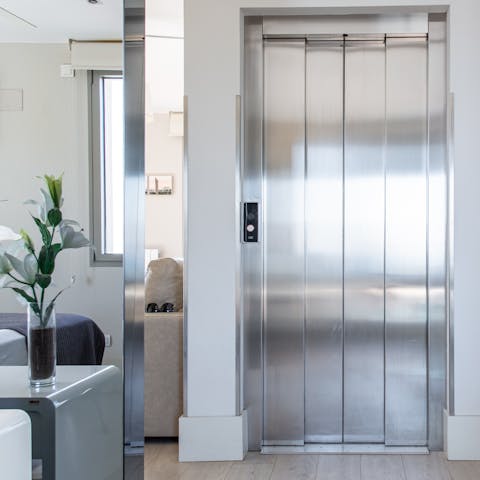 Enjoy private lift access directly into your apartment