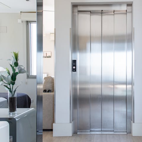 Enjoy private lift access directly into your apartment