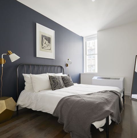 Treat yourself to some beauty sleep in the supremely comfortable beds
