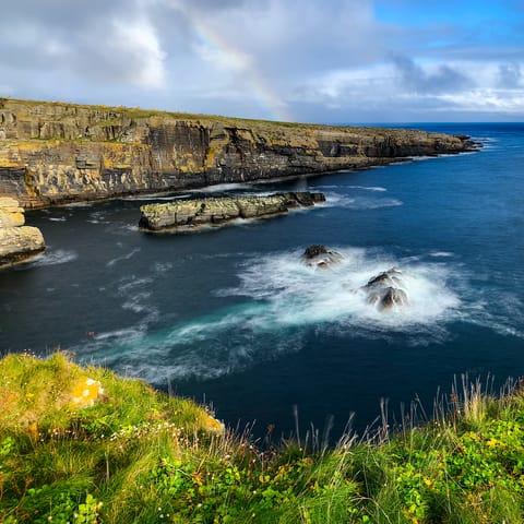 Feast on fish and chips in Wick – the centre of town is just a five-minute drive