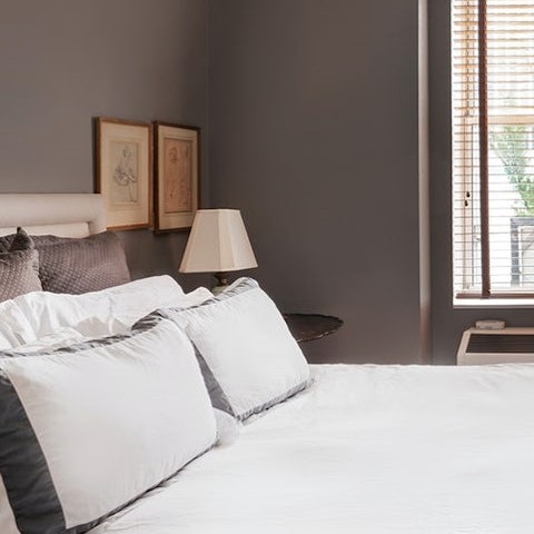 Bank a peaceful night's sleep in the luxurious, super-king bed