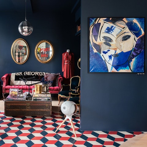 Marvel at the one-of-a-kind artwork and curiosities curated by your host from around the world