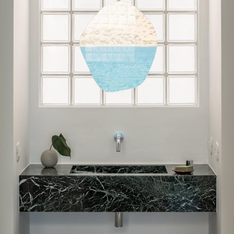 Freshen up in cool, contemporary bathrooms