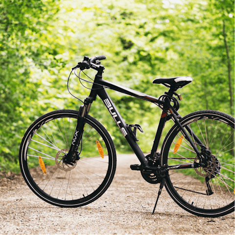 Bring your bicycle or hire one locally and explore the famous Camel Trail right outside your door
