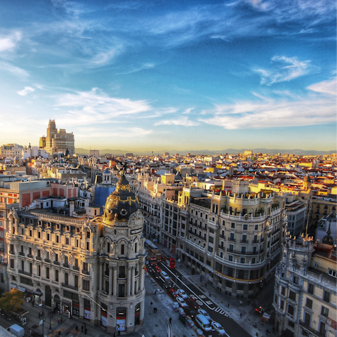 Explore Madrid, including the Usera district