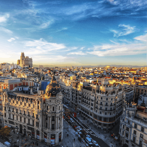 Explore Madrid, including the Usera district