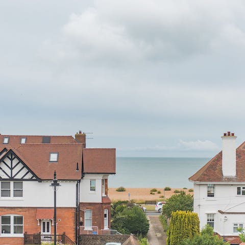 Soak up the sea views from every room and you'll soon long to feel the sand beneath your feet
