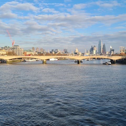 Stay in Fulham, just a fifteen-minute walk away from the banks of the River Thames