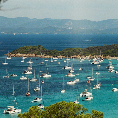 Take a day trip to nearby Hyères, not far by car