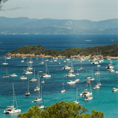 Take a day trip to nearby Hyères, not far by car