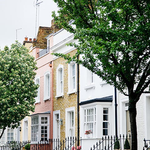 Wander the quaint tree-lined streets of charming Chelsea