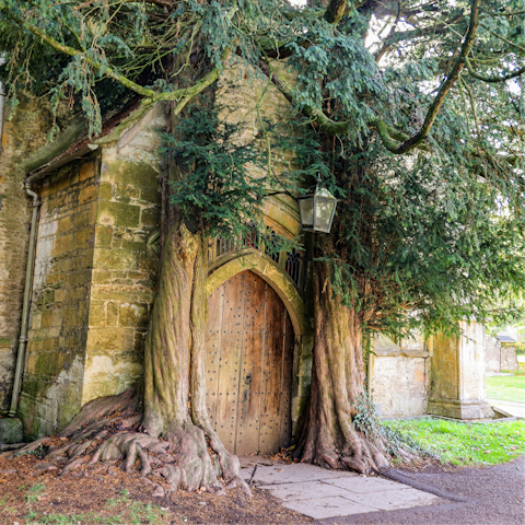 Visit the inspiration for the Doors of Durin, five minutes away