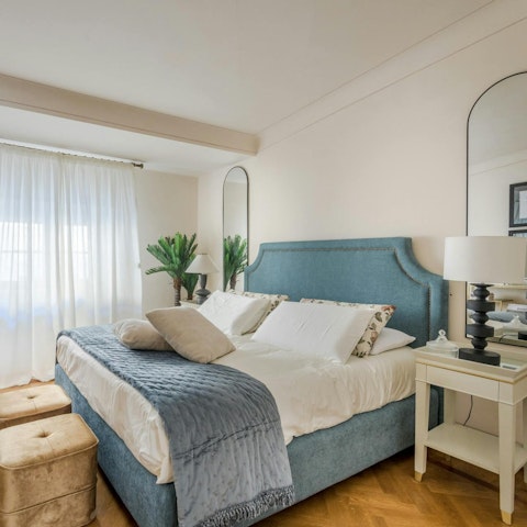 Get a good night's sleep in the comfortable beds