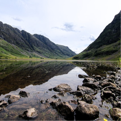 Take a short drive down to the Lochs of Luichart & Glass