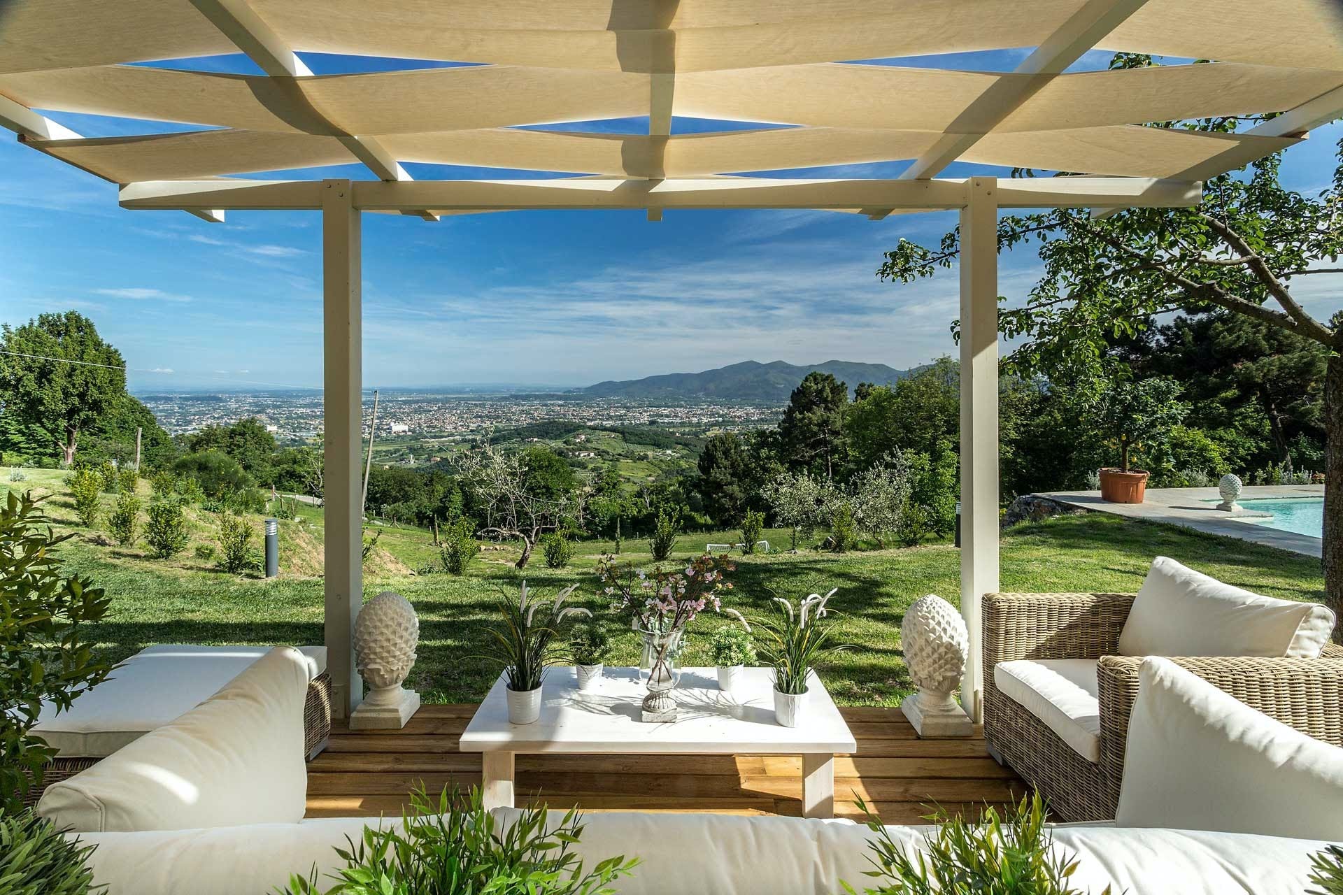 Vines Above the Valley, Lucca, Tuscany Plum Guide