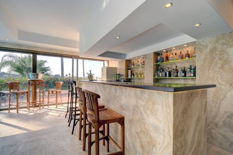 Sip cocktails at your own bar