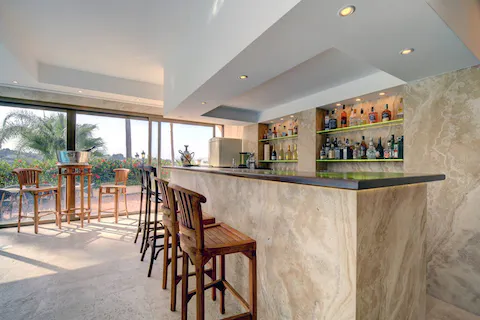 Sip cocktails at your own bar