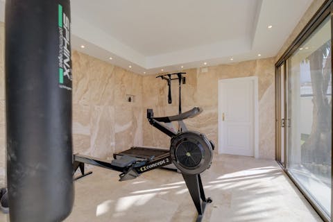 Let off steam in the techno-gym