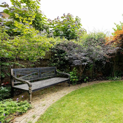 Take a break from the city in the peaceful garden