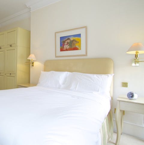 Wake up in the finest linens
