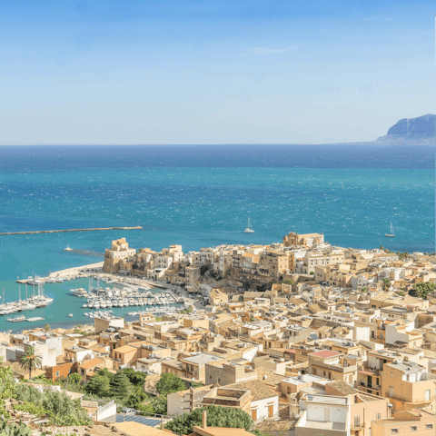 Head along the coast to pretty Castellammare del Golfo