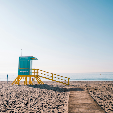 Pack a beach bag and spend your days on the shores of Fuengirola