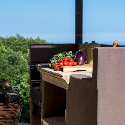 Fire up the barbecue for alfresco lunches