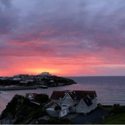 Take in the sunset, after an alfresco dinner of local seafood on your private terrace